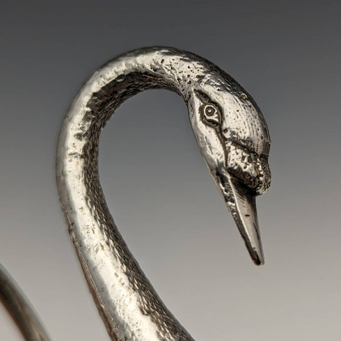 英国ヴィンテージ シルバープレート製 スワン型 トーストラック